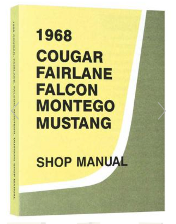 1968 Mustang Shop Manual