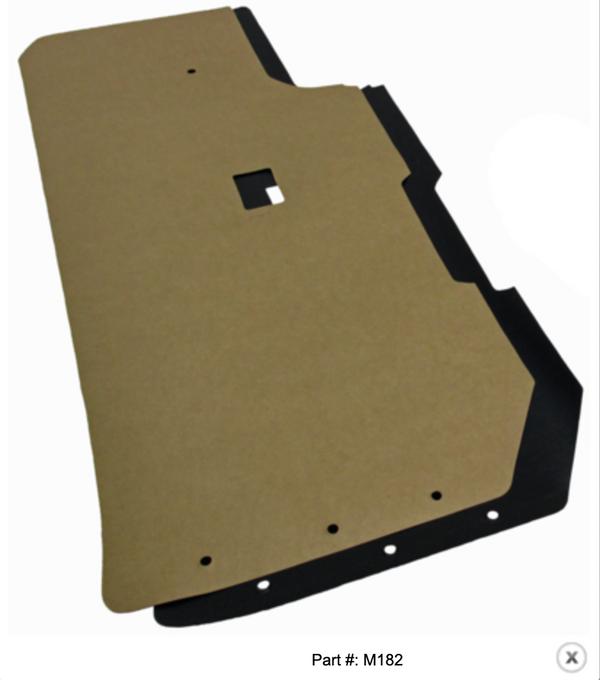 1971-1973 Mustang Watershield Set, Fastback
