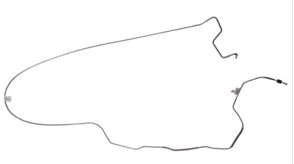 1970 Mustang Pre-Bent Long Front to Rear Brake Lines, Drum