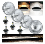 1969 Mustang LED Headlights, Set. - Hi/Low Super Brite