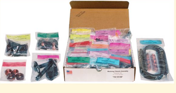 1969 Mustang Master Chassis Fastener Kit, V8 (302, 351), Disc, 269 pcs