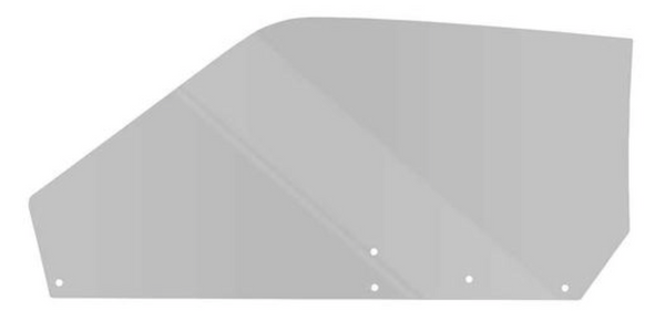 1971-1973 Mustang Door Window Glass, Fastback, Smoke, LH