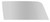 1967-1968 Mustang Door Window Glass, Coupe, Smoke, RH