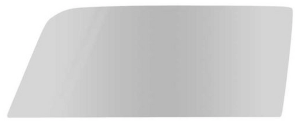 1967-1968 Mustang Door Window Glass, Fastback, Smoke, LH