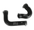 1968 Mustang Radiator Hose Kit, V8 (390, 427, 428, 428CJ), Concours, with Ford Logo & Wire Clamps