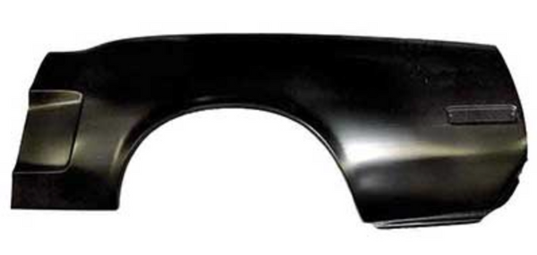 1968 Mustang Quarter Panel Skin W/ Side Marker Recess, LH