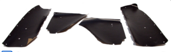 1965-1966 Mustang Watershield Set, Coupe, 4 pcs