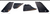 1967-1968 Mustang Watershield Set, Coupe, 4 pcs