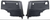 1967-1968 Mustang Fastback Interior Quarter Trim Panels, RH & LH