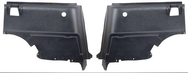 1967-1968 Mustang Fastback Interior Quarter Trim Panels, RH & LH