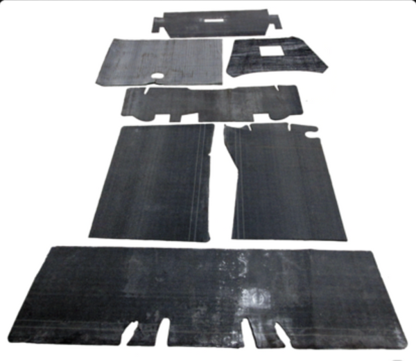 1965-1968 Mustang Fastback - Carpet Floor Sound Deadener Kit