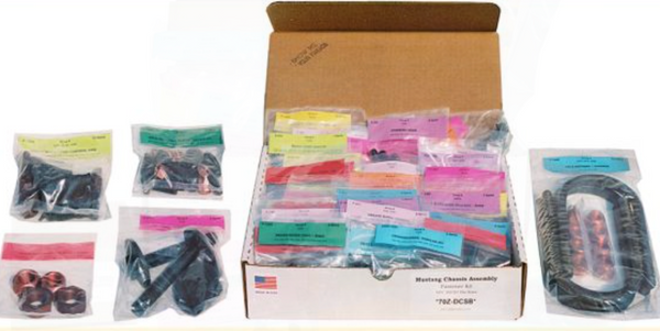 1971-1973 Mustang Master Chassis Fastener Kit, V8 (302, 351), Disc, 277 pcs