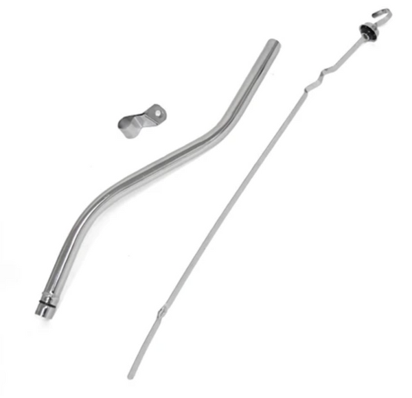 1965-1970 Mustang C4 Transmission Dipstick & Tube - Chrome 289-302
