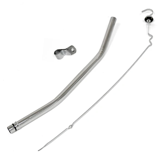 1965-1970 Mustang C6 Transmission Dipstick & Tube - Chrome 302/390/428