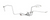 1967 Mustang Pre-Bent Front Brake Line Set, Standard Drum, After 2/67, 5 pcs