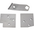 1967-1968 Mustang Door Hinge Mounting Plates Set. LH