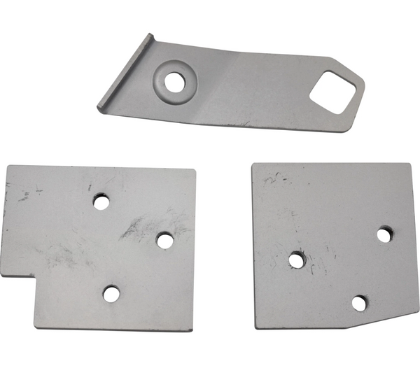 1967-1968 Mustang Door Hinge Mounting Plates Set. LH