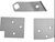 1967-1968 Mustang Door Hinge Mounting Plates Set. RH