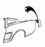 1965-1970 Mustang Quarter Panel & Fender Extension Seals