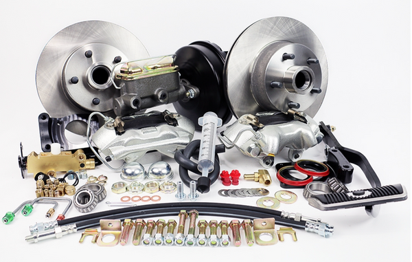 1967-1970 Mustang Disc Brake Kit, Power, A/T
