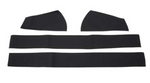 1965-1968 Mustang Convertible Top Pad Set, Black