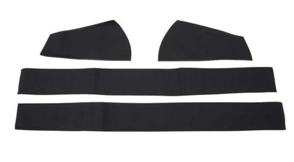 1965-1968 Mustang Convertible Top Pad Set, Black