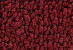 Maroon 1965-1968 Mustang Fastback Carpet, No Fold Down