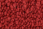 Red 1965-1968 Mustang Fastback Carpet, No Fold Down