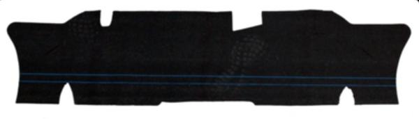 1965-1973 Mustang Carpet Underlayment, Under Rear Seat, Coupe / Convertible