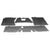 1965-1973 Mustang Carpet Underlayment, 2 Front & Rear Hump, 4 pcs