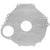 1964-1965 Mustang Bellhousing To Trans Spacer Plate, 8 cyl, 260, 289, M/T, 5 Bolt
