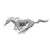 1973 Mustang Grille Ornament, Running Pony, Std, Use w/Corral
