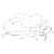 1968-1969 Mustang SS Brake Line Kit, Power Disc, 8 cyl, 8 inches Axle