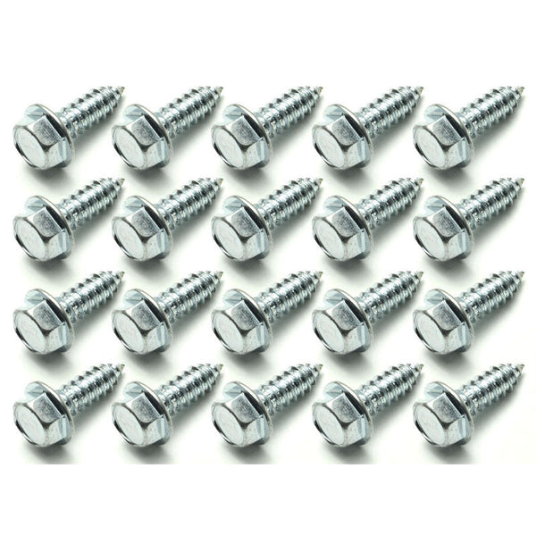1965-1966 Mustang Fender Splash Shield Mounting Screw Set, Metal, 20 pcs