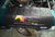 Mustang Fender Cover, Black, with Flaming Pony
