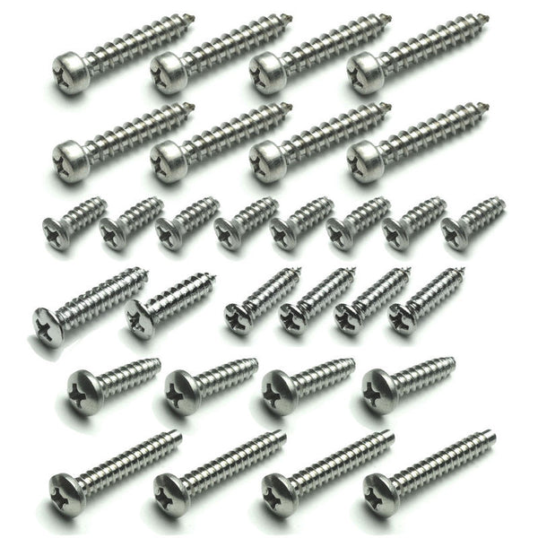 1965-1966 Mustang Exterior Hardware Kit, Screws