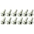 1969 Mustang AMK Fender Bolts, Concours Quality, Flag Logo, 12 pcs