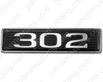 1969 Mustang Front Hood Ornament, 302, RH or LH