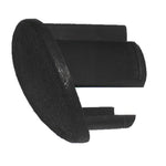 Black 1987-1993 Mustang Arm Rest Hole Plugs, LH