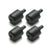 1967-1970 Mustang Rear Trap Door Rubber Bumper Set, FB & Sportsroof, w/Fold Down Seat, 4 pcs