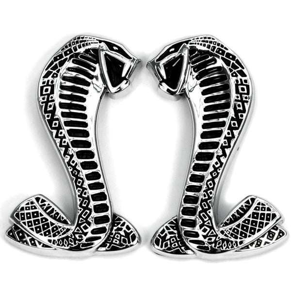 1979-2001 Mustang Cobra Fender Emblems, RH & LH
