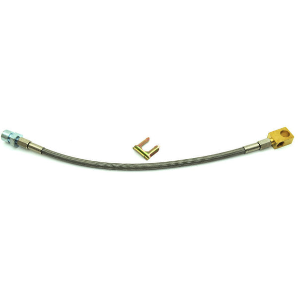 1971-1973 Mustang Rear Brake Hose, Braided Stainless Steel