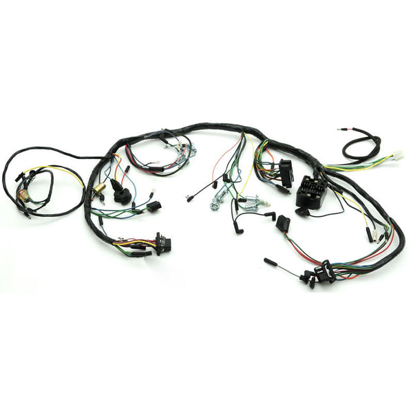 1965 Mustang Under Dash Wire Loom, 3 Spd Heater Motor, w/Gauges