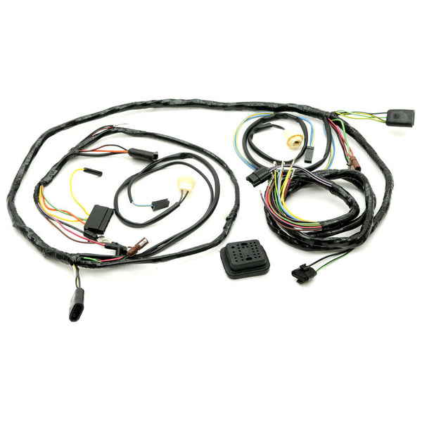 1969 Mustang Firewall To Headlight Wire Loom, w/o Tach