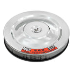1964-1973 Mustang Chrome HiPo Air Cleaner, 2 bbl, 4 bbl