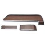 1968 Mustang Deluxe Dash Trim Set, Woodgrain, w/o A/C, 3 pcs