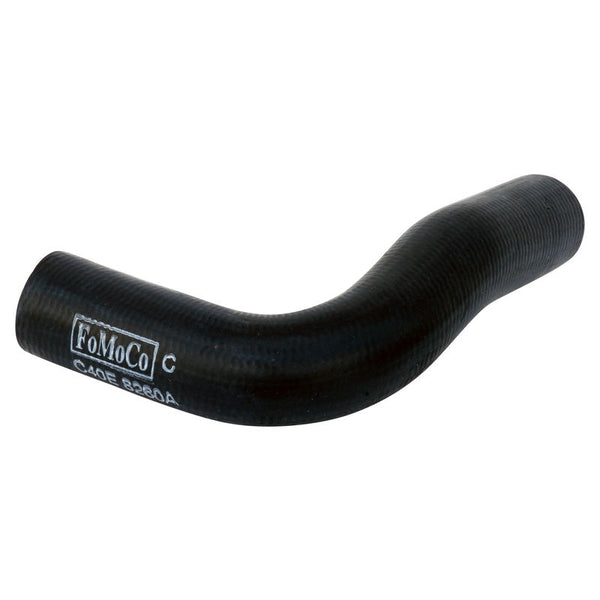 1964-1970 Mustang Upper Radiator Hose, 6 cyl, w/Ford logo