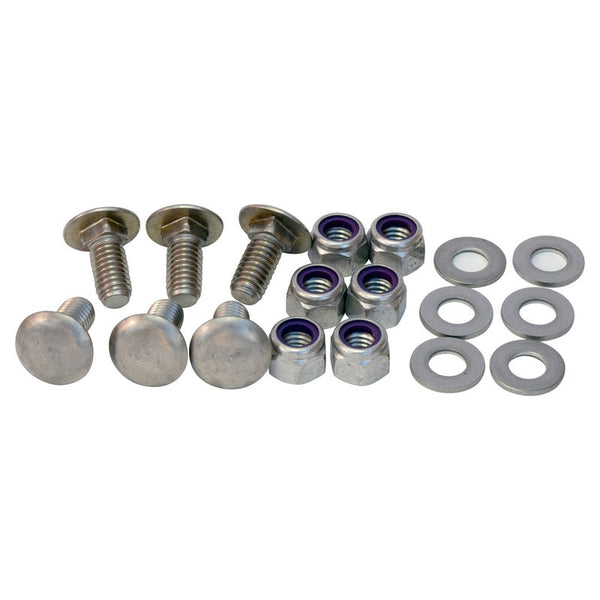 1965-1966 Mustang Shock Tower Cap Hardware, Stainless Steel