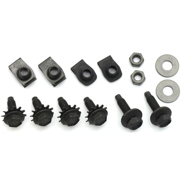1965-1966 Mustang Front Bumper Guard Hardware Kit, 14 pcs