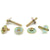 1965-1968 Mustang Vent Window Frame Hardware Kit, 6 pcs, 1 Side